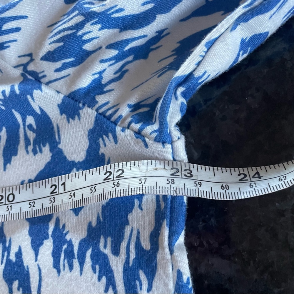 Exclusive blue and white long sleeve Top size XL - Picture 7 of 8